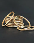 Molten Gold Stackers - 10ky Gold