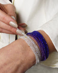 Lapis Wrap Bracelet - Necklace - 14k Yellow Gold / Regular / 34"