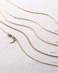14k Gold - Fine Cable Chain 16"