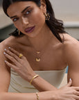 Lagoon Summit Signet Ring - 18k Gold + Sapphires