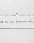 One Day at a Time Talisman - Capri Blue + Bright Sterling Silver