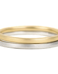 Smooth Stacker - 18ky, 18kpw Gold