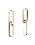 Paper Clip Studs - 14K Gold Fill