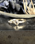 Mirage Single Ring - 14ky + Diamond