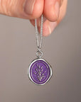 Tranquility Talisman - Mystic Violet + Bright Sterling Silver