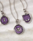 Wild at Heart Talisman - Mystic Violet + Bright Sterling Silver