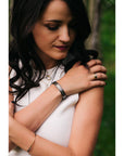 Classic Aspen Cuff - 18k gold, Oxidized Silver + Reclaimed Diamonds
