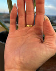 Golden Terra Band - 18k Gold + Reclaimed Diamonds