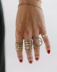 Luxe Aspen Band - 18ky Gold + Reclaimed Diamonds