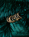 Small Asymmetric Diamond Encrusted Band - 14k Gold + Diamonds