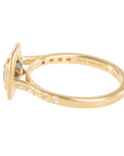 OOAK Champagne Cushion Cut Diamond Halo Ring + VS Accents - 18k Gold + Diamonds 6