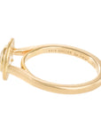 Round Diamond Channel Halo Ring - 18ky Gold + VS Diamonds