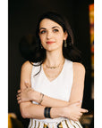 Breezy Chain Link Necklace - 18k Gold + Oxidized Silver