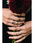 Organic Princess Band - 18k Gold + Reclaimed Diamonds