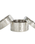 18kpw Scattered Diamond Band (Diamonds All The Way Around) - 4mm, 7mm, 10mm
