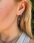 Princess Threaders - 18k Gold + Diamonds