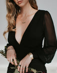 Timeless Solitaire Necklace - 18k/14k Gold + 1 ctw Reclaimed Diamond