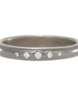 Half-Round Stacker 5 Diamond - 18k/20k + VS Diamonds