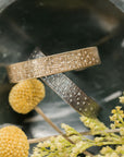 Silver Aspen Squared Cuff - Oxidized Silver + Reclaimed VS Diamonds