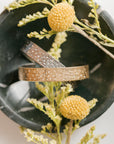 Silver Aspen Squared Cuff - Oxidized Silver + Reclaimed VS Diamonds