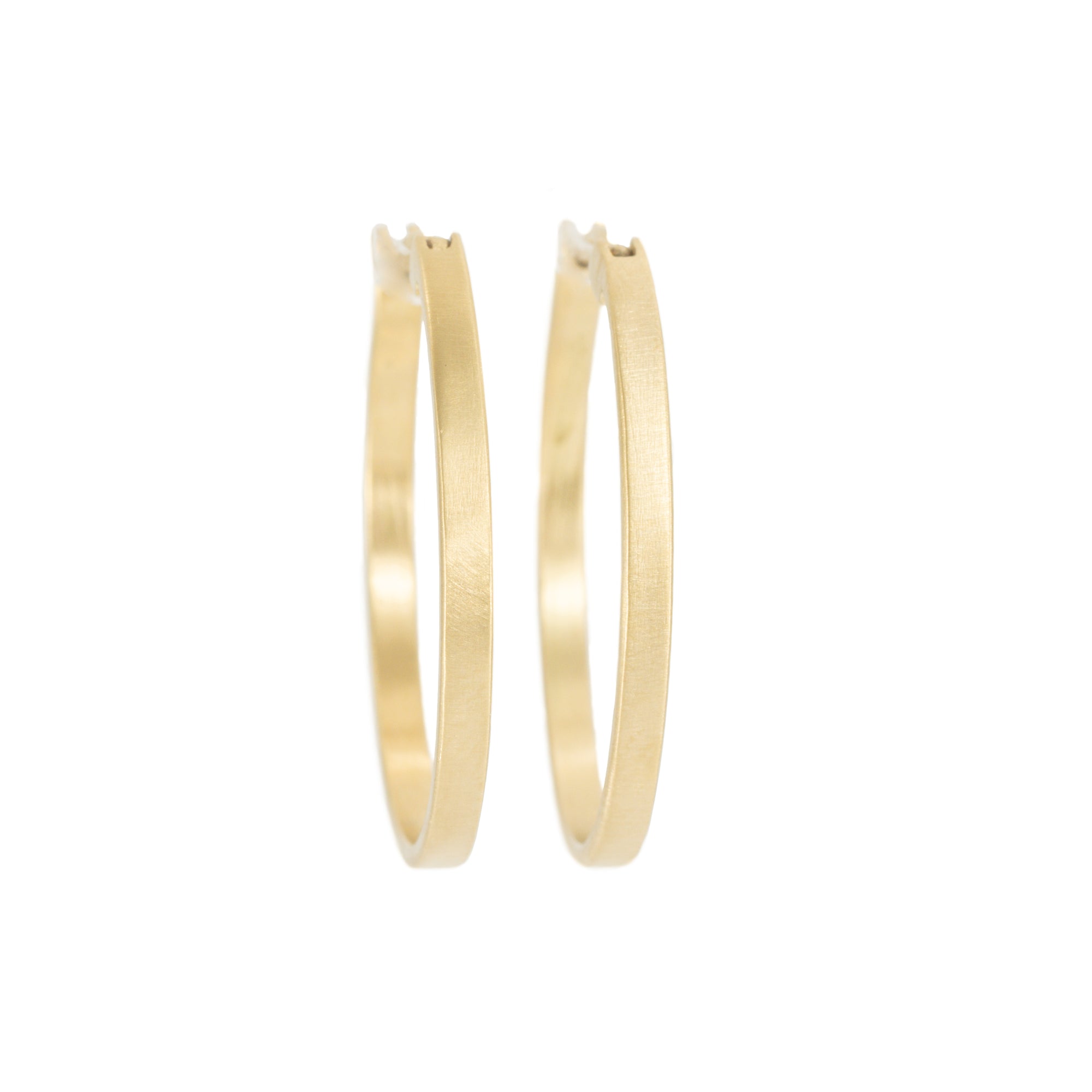 Fav Gold Hoops - 18ky Gold + VS Diamonds