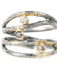 Diamond + Dust Orbit Ring