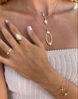 Petite Vibrancy Bracelet - 18k Gold + Diamonds