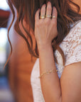Luxe Aspen Band - 18ky Gold + Reclaimed Diamonds