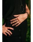 Organic Princess Band - 18k Gold + Reclaimed Diamonds